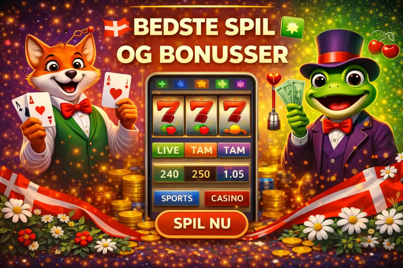 Bedste spil og bonusser